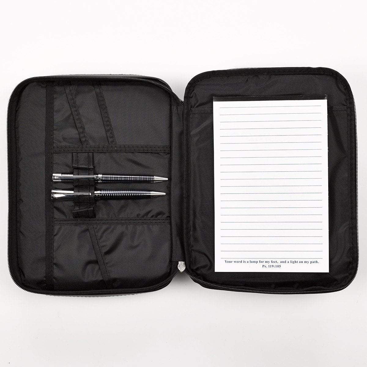 Black Two-Fold Bible Cover Organizer - Image 2