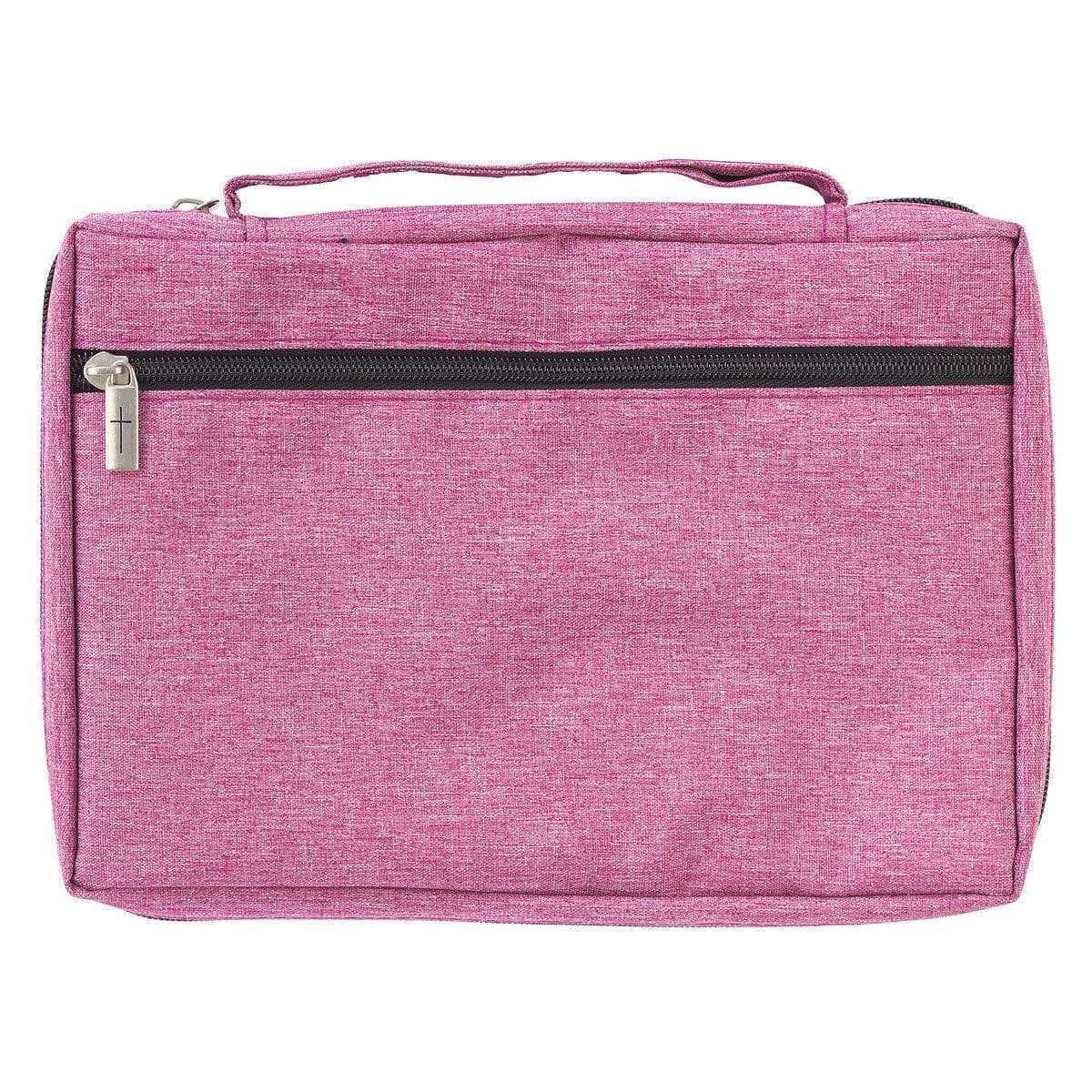 Hope And A Future Pink Canvas Bible Cover - Image 2