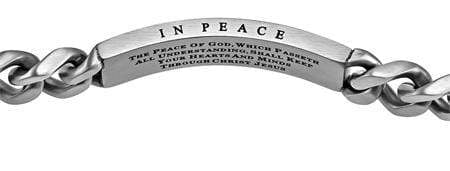 Men's Silver Neo Bracelet Guarded In Christ - Image 3