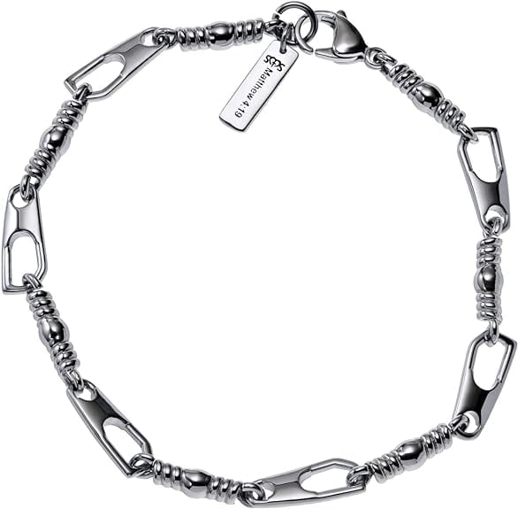 Men's Stainless Steel Fishers of Men Bracelet