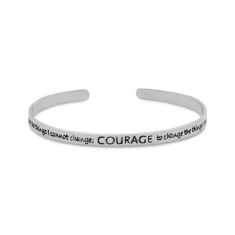 Serenity Prayer Bracelet - Sterling Silver