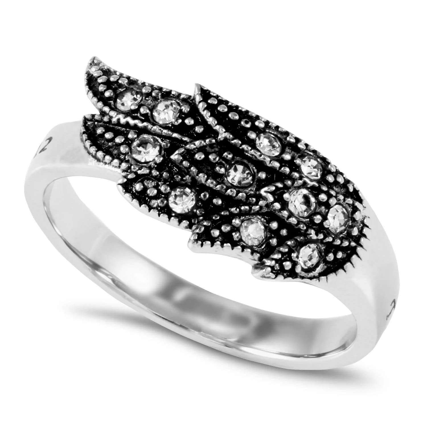 True Love Waits Angel Wing Ring