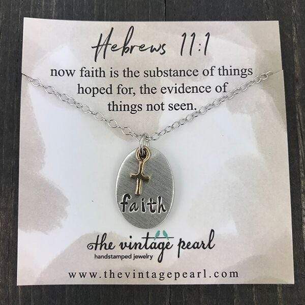 Women's Faith Cross Necklace - Image 2