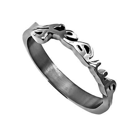 Women's Hand Writing Ring - Jesus
