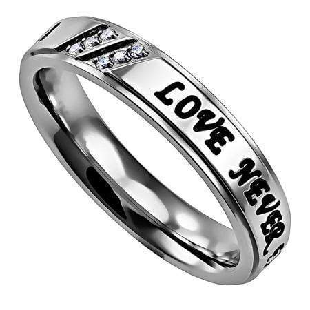 Women's Luxury Ring Love Never Fails